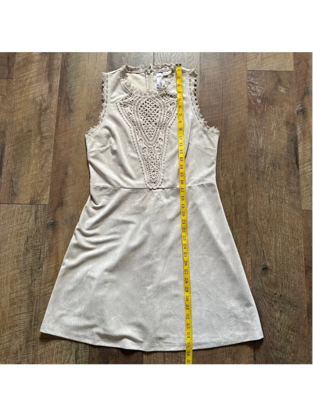 Women's Alya Dress Size L Beige Summer - Picture 7 of 9